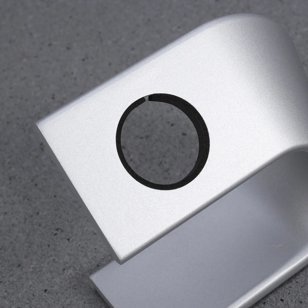 

Подставка для часов, серебристая, U-образная, прочная, легкая, с нескользящим основанием, док-станция для зарядки, держатель-подставка, портативная платформа для просмотра под разными углами