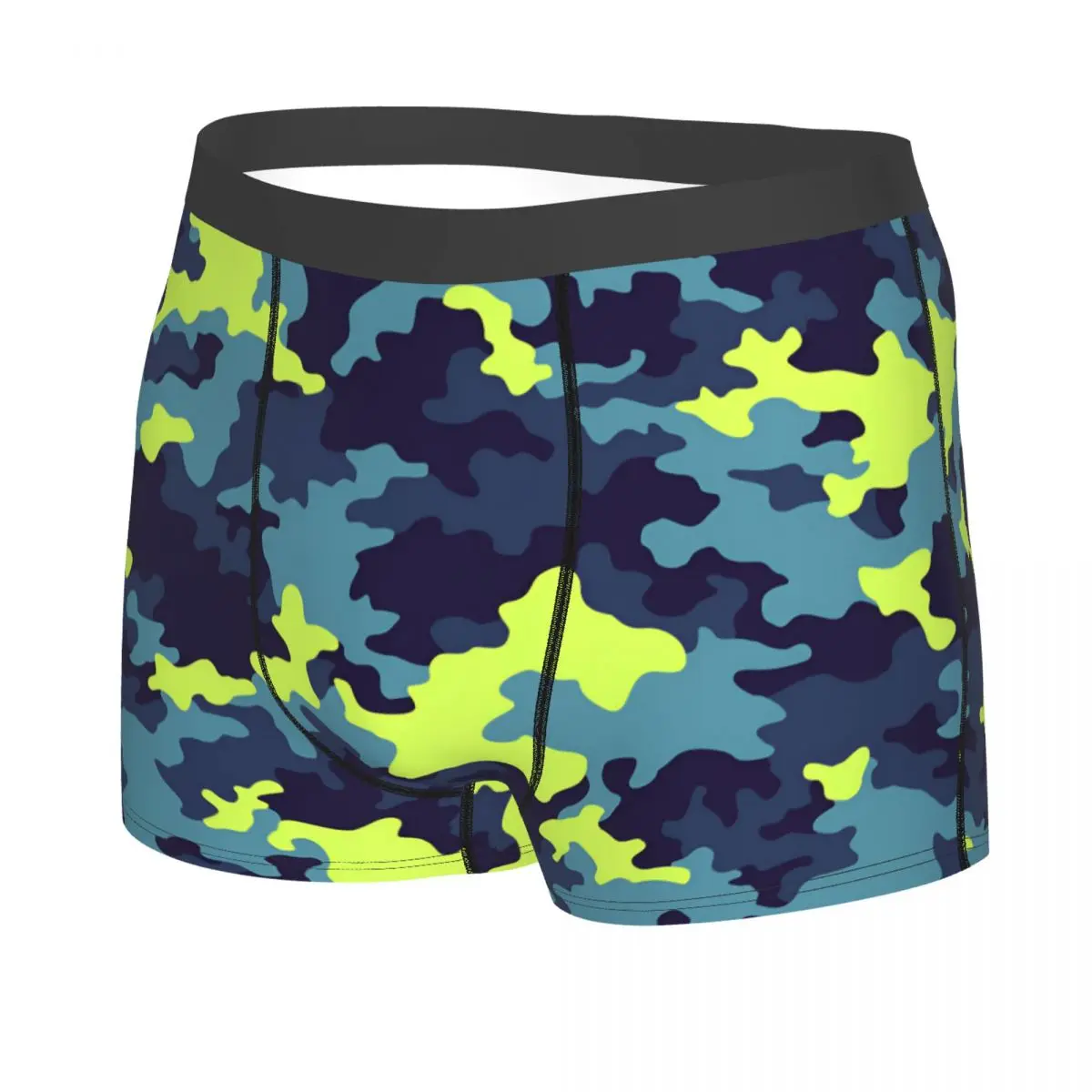 Valentine's Day Men Modern Street Urban Camouflage Underwear Boxer Briefs Soft Shorts Panties Underpants For Boyfriend Husband