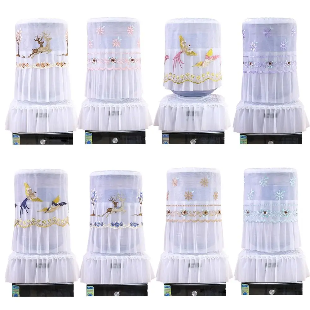 

New Lace Water Dispenser Cover Dustproof Upper Opening Water Bucket Sleeve Reusable Household Barrel Dust Cover