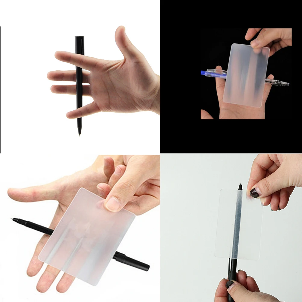 Hot Sale Card Magic Perspective Distortions Distorted Visual Magic Tricks Set Close Up Street Magic Toys For Children