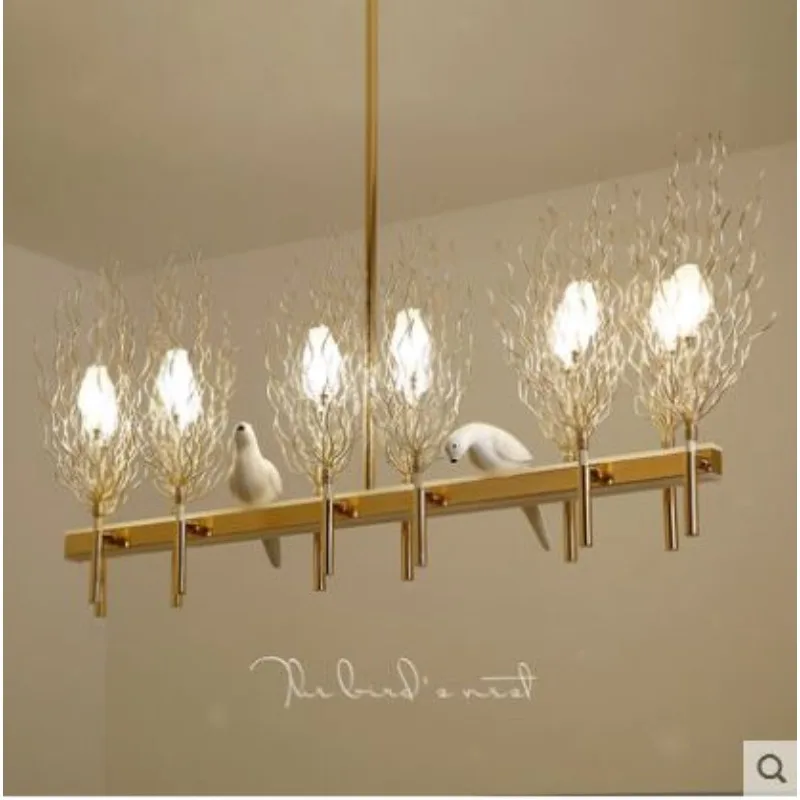 

Bird Chandelier Nordic Art Living Room Creative Light Luxury Ins Chandelier Clothing Store Personality Restaurant Chandelier