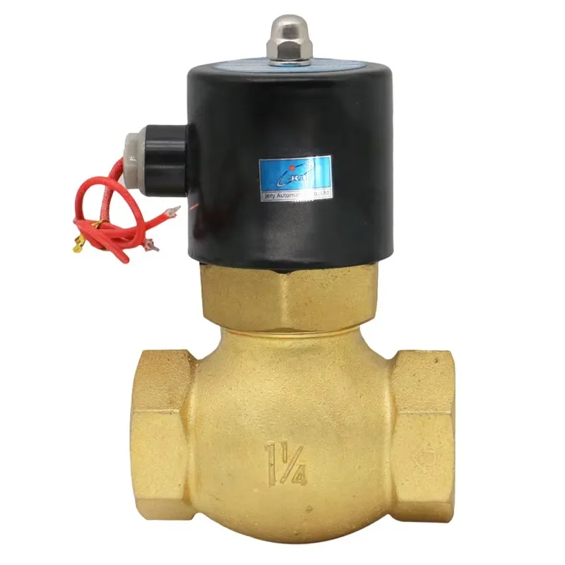 2L300-35 2 Way Brass High Temperature Water Steam Solenoid Valves AC 220v Pneumatic Solenoid Valve