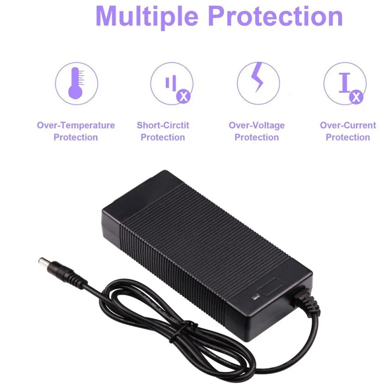 12.6V 10A 5A Li-ion Battery Charger Power Adapter for 11.1V 12V 12.6V 3String Rechargeable Lithium Pack DC 2.1mm X 5.5