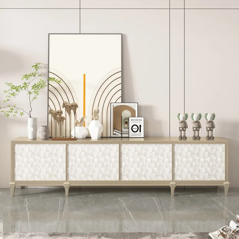

Retro Luxury Tv Stand Storage Mount Solid Wood Luxury Holz Chest Drawers Tv Cabinet Holder Decoration Living Room Furniture