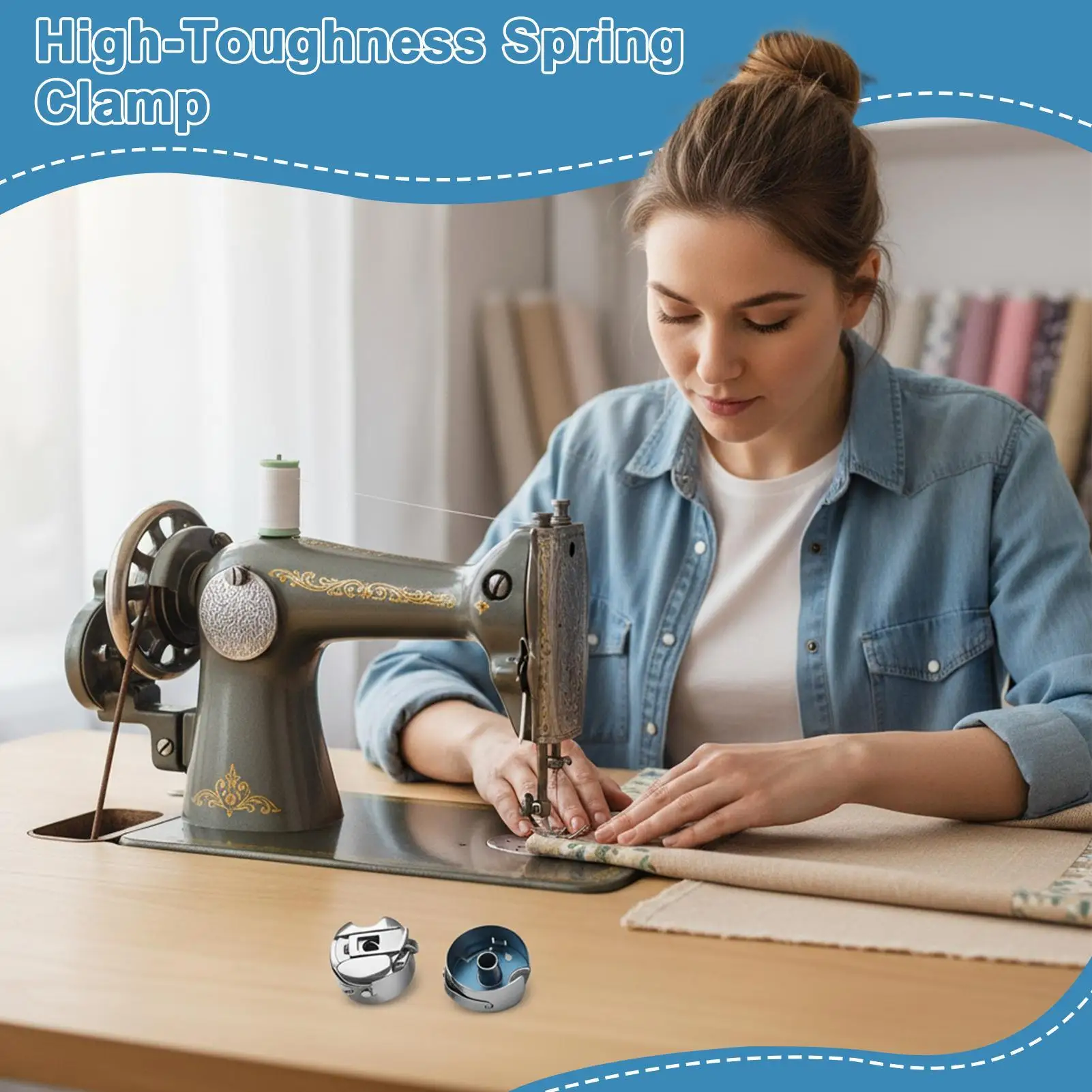 علبة بكرة لآلات الخياطة والخياطة ملحقات علبة بكرة مكوكية صناعية لعشاق الهواة والمشروعات المنزلية والملابس