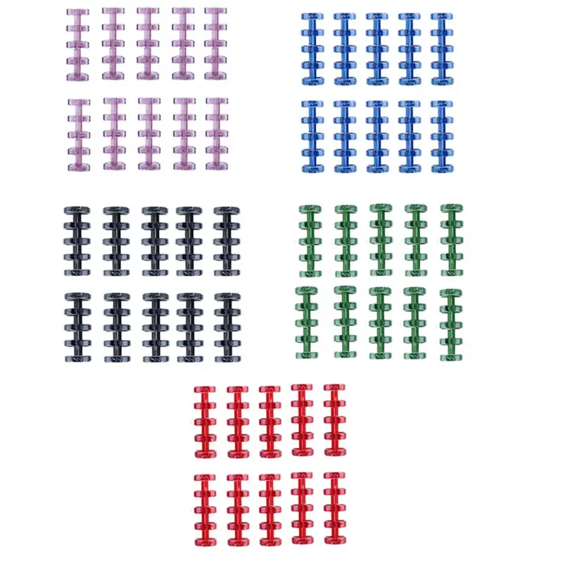 10/50Pcs Snap Split Binder Rings for Stationery