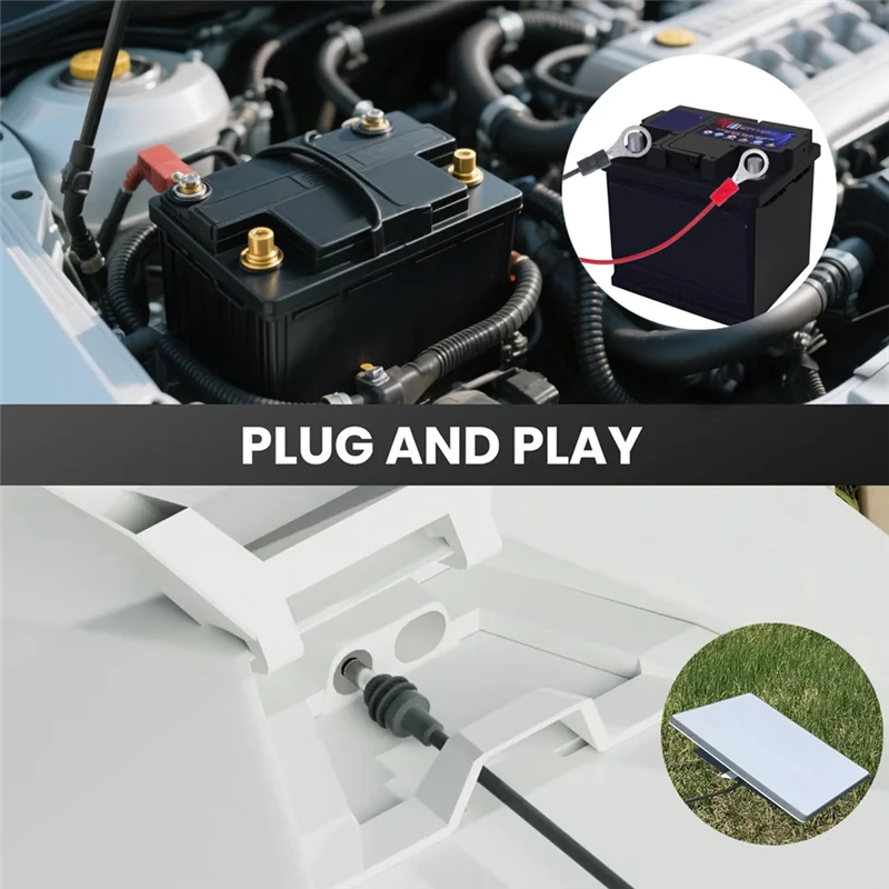 AB46-For Starlink Mini Compatible، /10FT، كابل طاقة تيار مستمر 18AWG مع حامل فيوز، كابل طاقة البطارية المباشر، مدخل 12 فولت-48 فولت