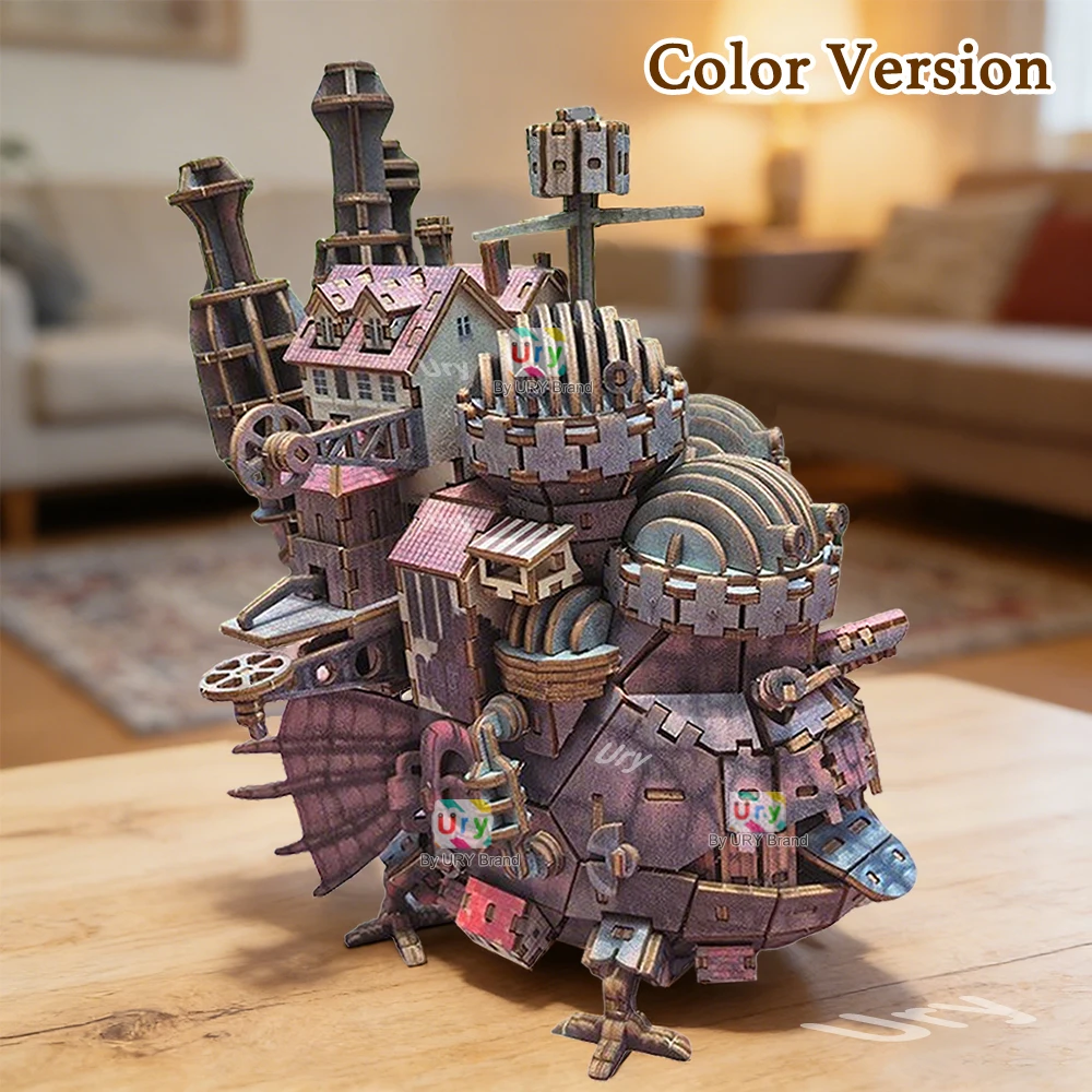 3D Wooden Magic Castle Puzzle - DIY Model Kit 4