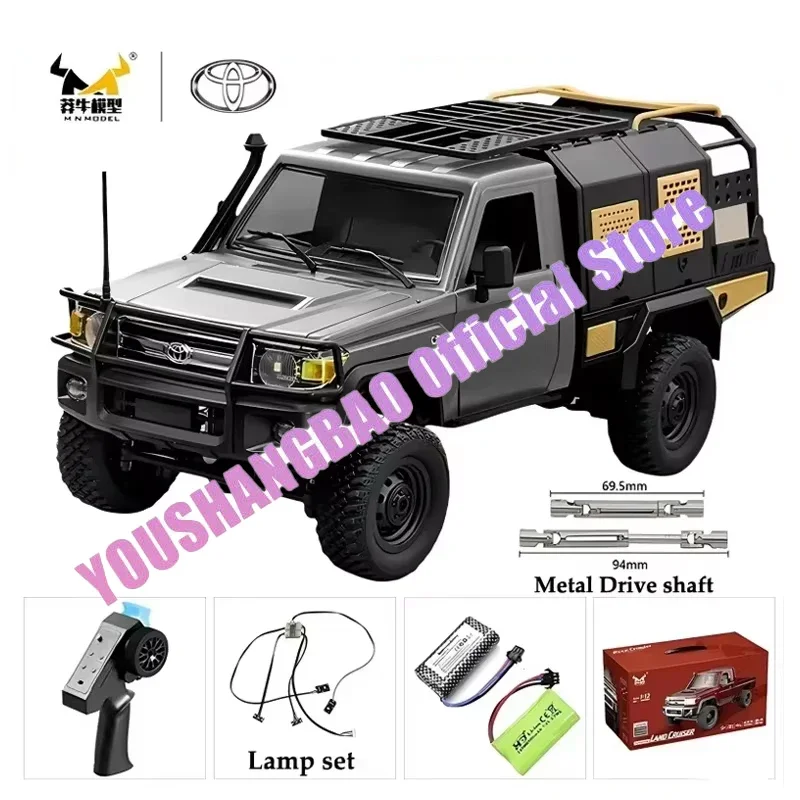 

MN MODEL Full Scale RC CAR MN82 Upgraded MN82 PRO Controllable Headlights 2.4G 4WD Off-Road Car Pick Up Truck Toy for Kids Gifts