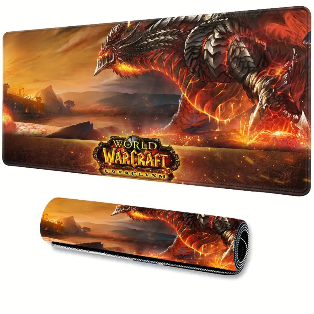 

90x40 Large Gaming Mouse Pad World Of Warcraft Mat Lich King Gamer Xxl Computer Mousepad Game Desk Play Pad for Gift