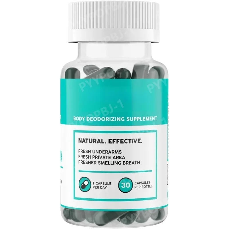 

Chlorophyll Capsules - Natural Plant-based Daily Supplements Containing Herbal Ingredients 30 Capsules
