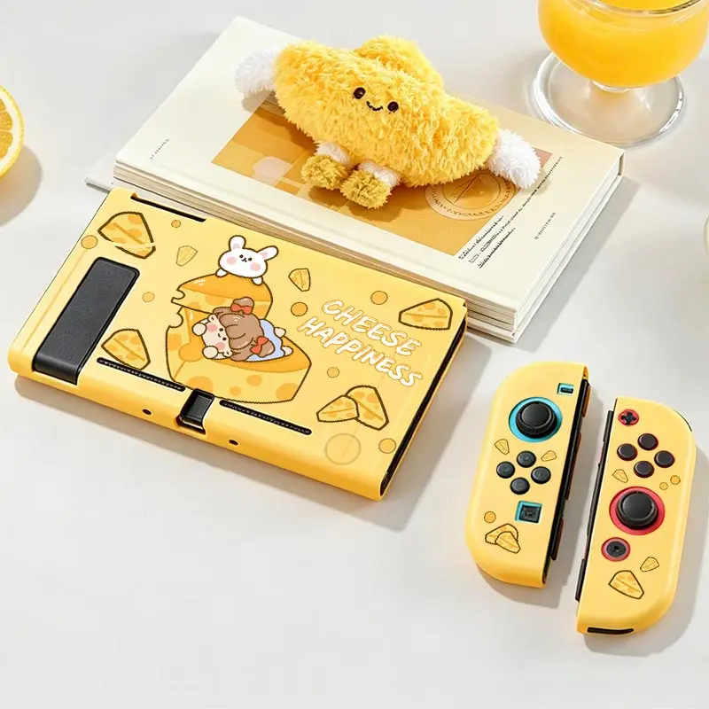 Anti-Falling Soft Shell Cover Anti-Scratch Shell Protector TPU Split Protective Case for Nintendo Switch NS Game Console