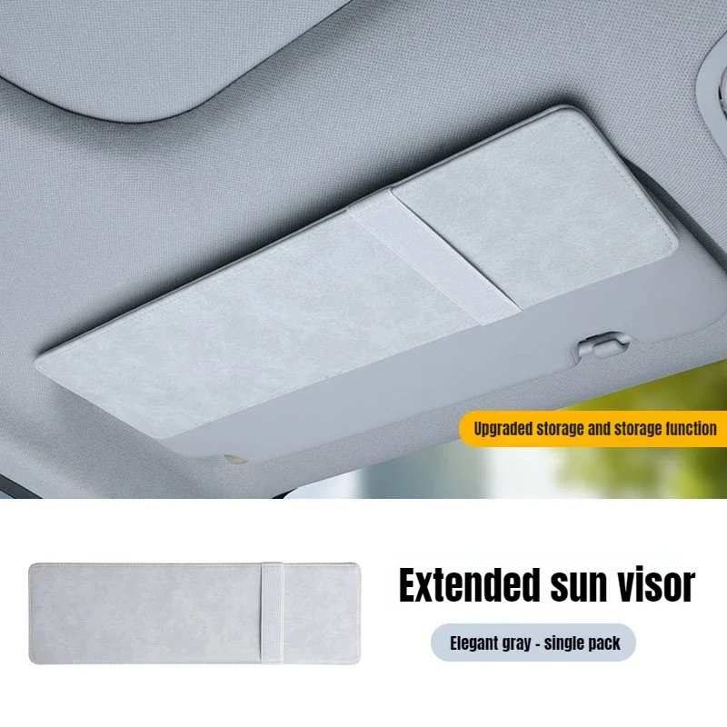 

New Arrival Car Sun Visor Extender Anti Glare Polarized Visor Eyewear Holder Magnetic Clip Auto Interior Accessories