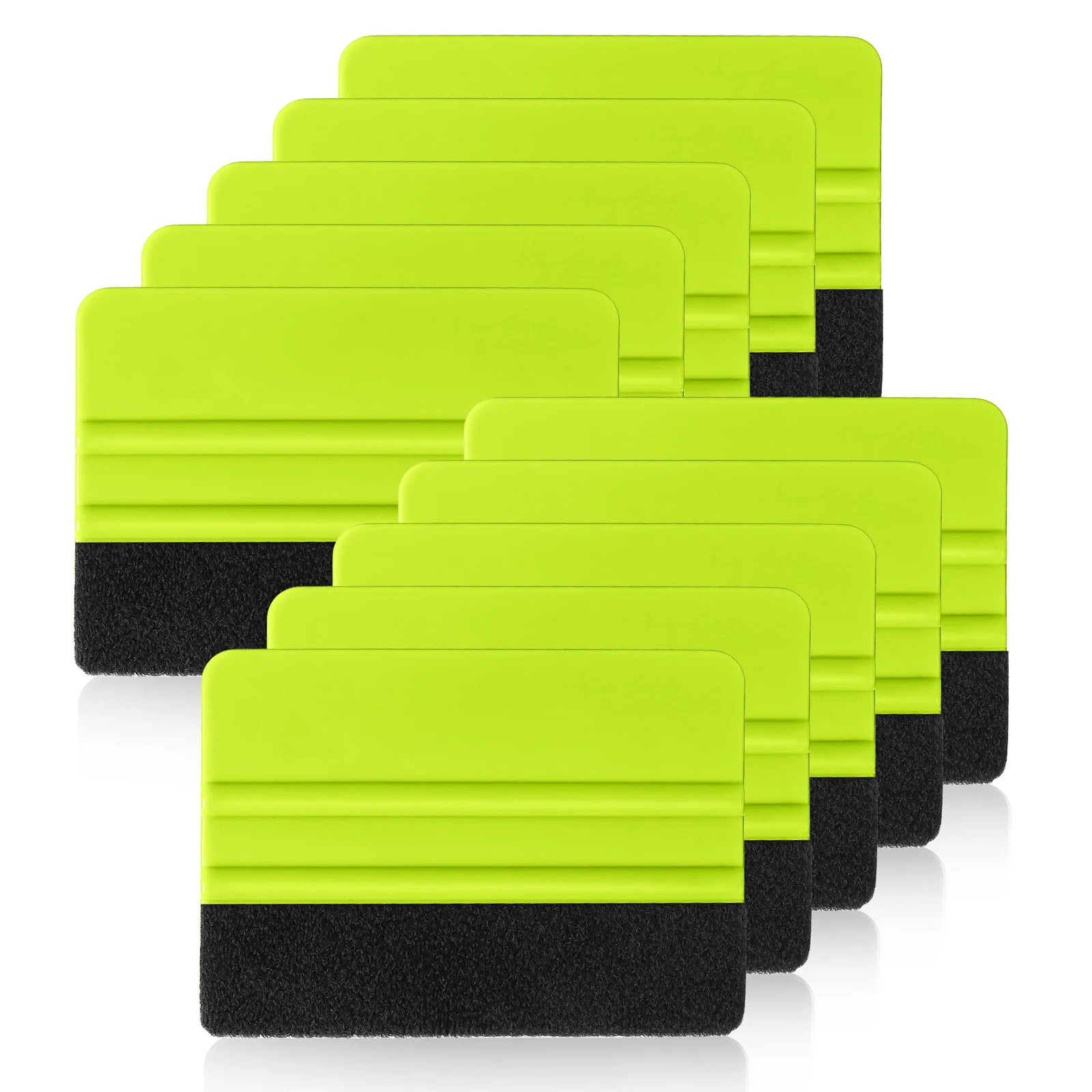 

DCHOA Car Vinyl Wrapping Tools Felt Edge Squeegee for Installing Vehicle Window Film Premium Care Equipment