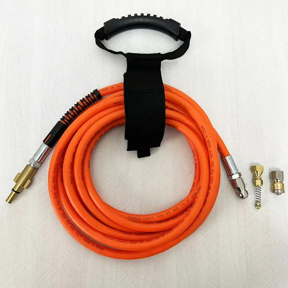 2~30M Sewer Drain Water Cleaning Hose Cleaner Pipe Blockage Jetting Hose Kit Super Flexible Pressure Washer Hose For Bosch AR