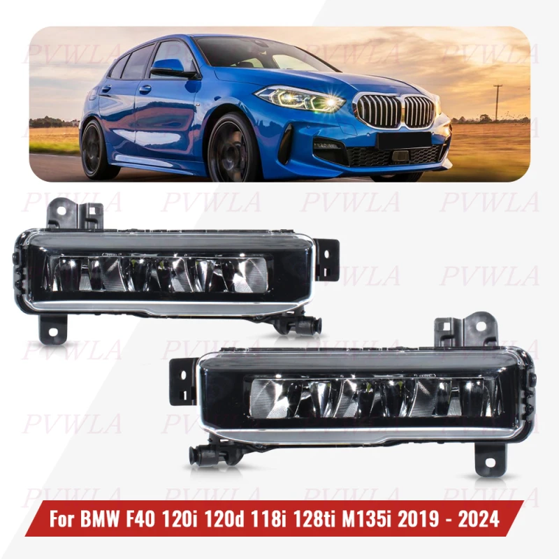 

For BMW F40 120i 120d 118i 128ti M135i 2019 2020 2021 2022 2023 2024 LED DRL Daytime Running Light Fog Lamp Car Accessories