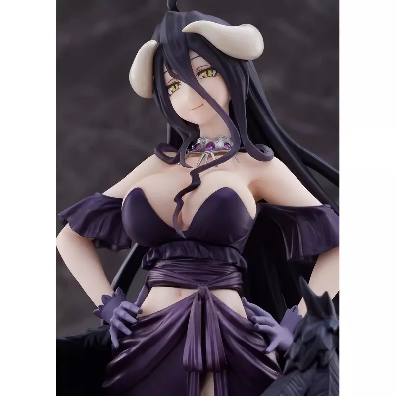 Taito Originele Amp Overlord Iv Albedo Zwarte Jurk Ver. 20Cm Pvc Anime Actiefiguren Modelcollectie Ornament Speelgoed