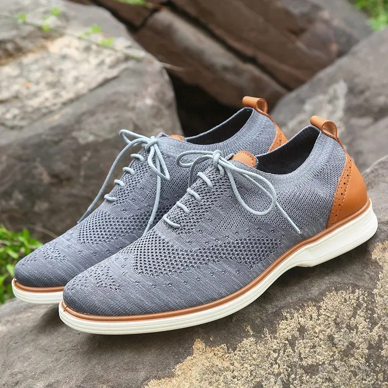 

Men's Casual Shoes 2025New Mesh Breathable Sneakers Light Comfortable Tennis Shoes Lace Up Vulcanized Shoes for Men Running Shoe
