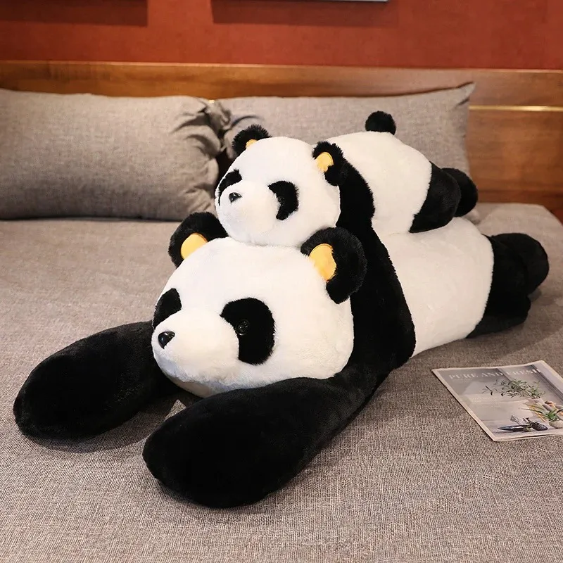 60 cm-120 cm Riesenpanda Plüschtiere Weiches Schlafkissen Cartoon Tier Bär Gefüllte Babypuppe Klassische Kindergeburtstag Weihnachtsgeschenke – Detail 9
