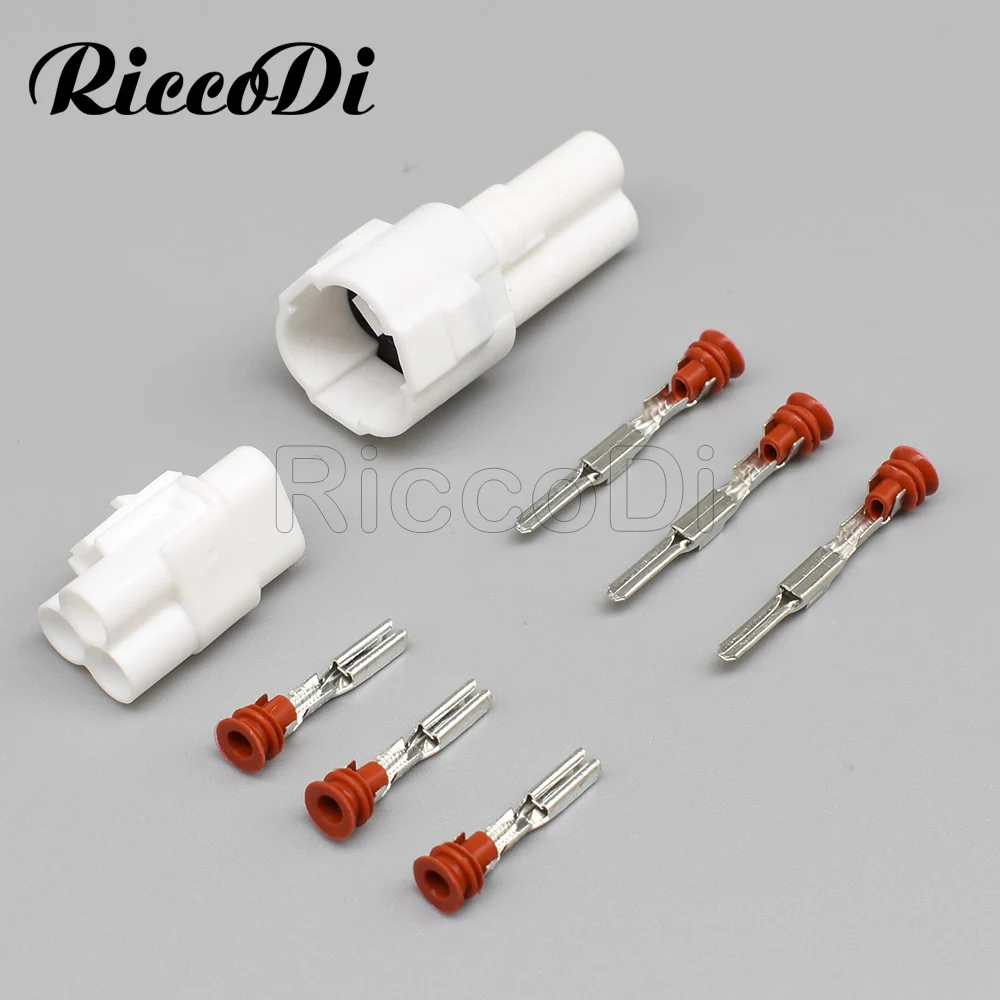 1-20 conjuntos de 3 pinos forma fêmea macho conector automotivo