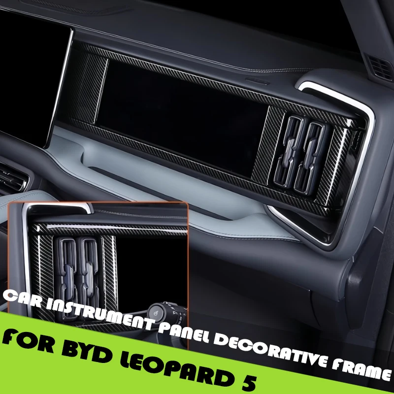 

Car Instrument Panel Decorative Frame Fit for BYD Leopard 5 Modified Auto Central Control Screen Decorative Frame Upgrade Parts