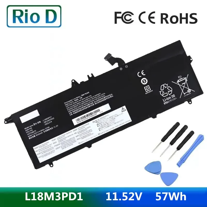 

L18M3PD1 Аккумулятор для ноутбука Lenovo Thinkpad T490S T495S T14S L18L3PD1 L18M3PD2 L18C3PD2 02DL013 02DL014 02DL015 02DL016
