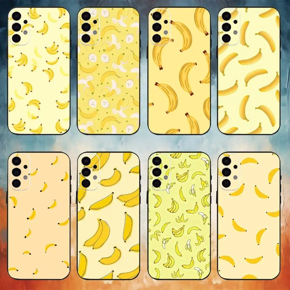 

Fruit banana pattern Phone Case For Samsung S25,S24,S21,S22,S23,S30,Ultra,S20,Plus,Fe,Note,10,9,5G Black Cover