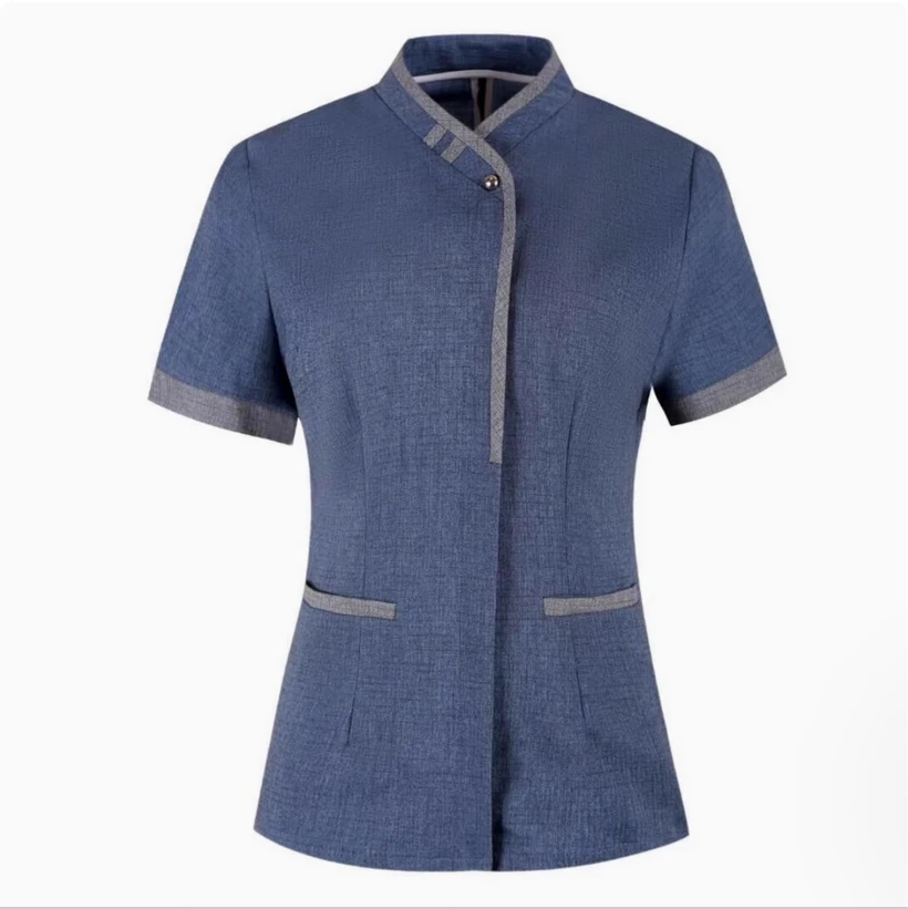 

Cleaning suit with long and short sleeves for autumn and summer, property, hospital, hotel, work clothes, cleaning set