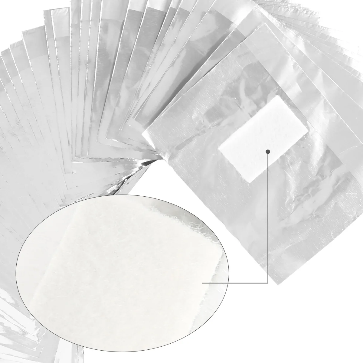 500/1000 Uds. Envolturas de lámina para uñas, removedor de aluminio, envolturas de papel de estaño para uñas, esmalte de uñas en remojo de esmalte de Gel, eliminación acrílica para esmalte de uñas