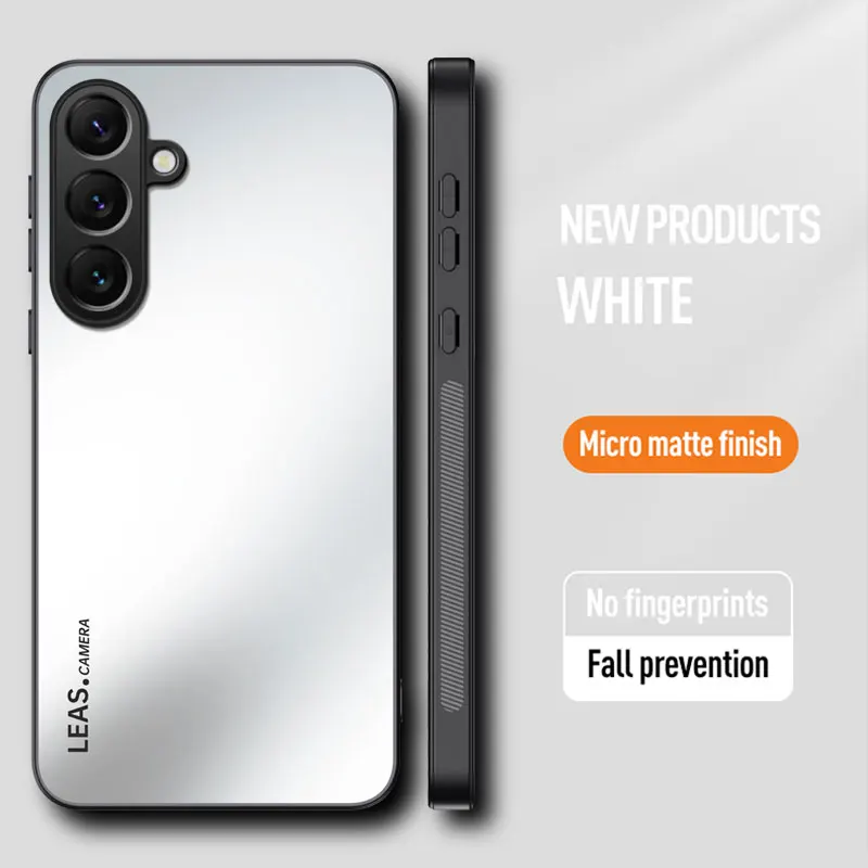 Frosted Matte Case voor Samsung S25 Rand S24 S23 S22 S21 S25 Plus FE Note 20 Ultra Dazzling Silicone Bescherming harde Telefoon Cover - afbeelding 1