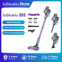 Lubluelu 202 Cordless Stick Vacuum Cleaner, 25KPa Powerful, Lightweight, 6-in-1, No Cord, for Carpet, Floor, Pet Hair