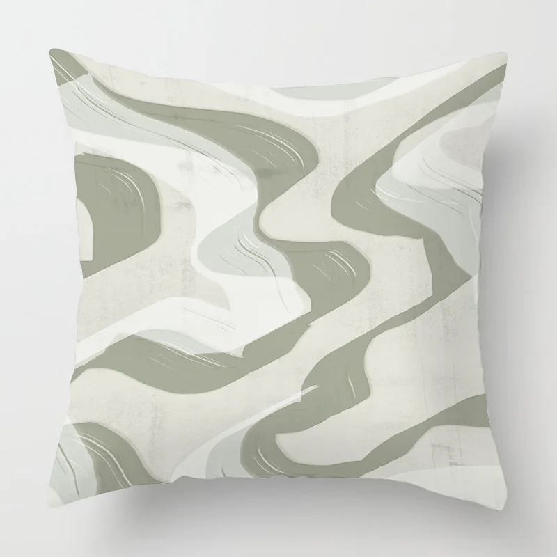 Internet Celebrity Ins Style Abstract Geometric Pillow Case 45x 45cm Sofa Bedroom Decorative Cushion Cover Cafe Decoration