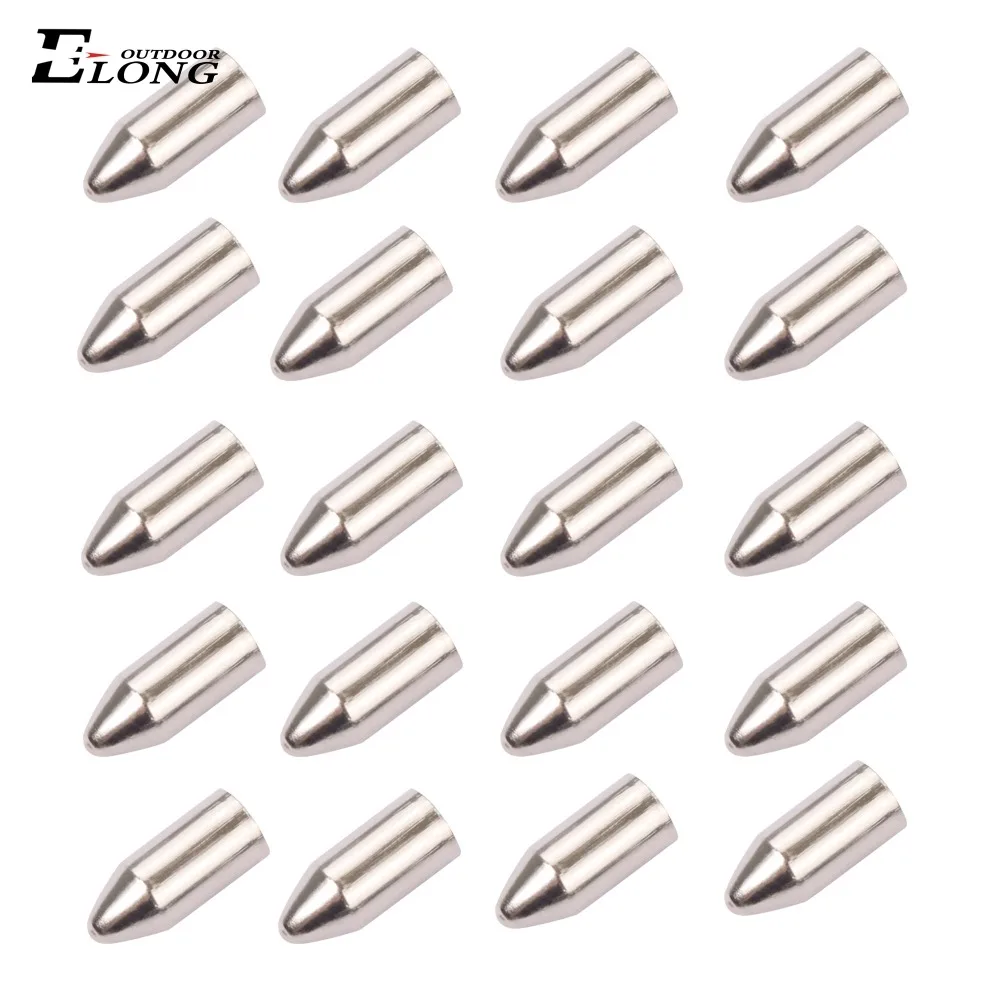 100Pcs 7mm Archery Arrowheads Glue on Hunting Target Arrows Replaceable Tips Shooting Accessories