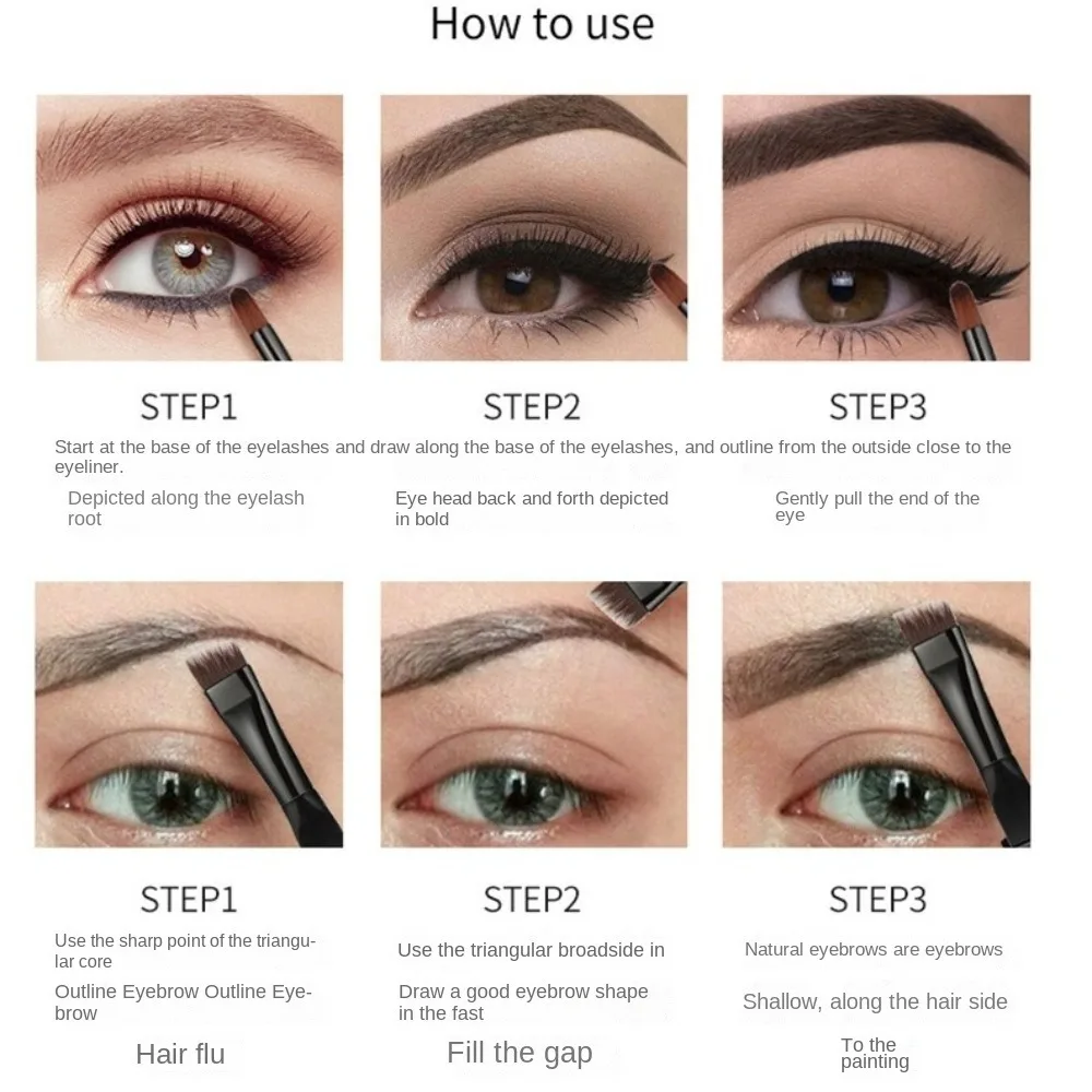 New 4 Color Eye Brow Cream Waterproof Quick Drying Cosmetic Tools Long Lasting Multifunctional Usage Eye Brow Makeup Tool