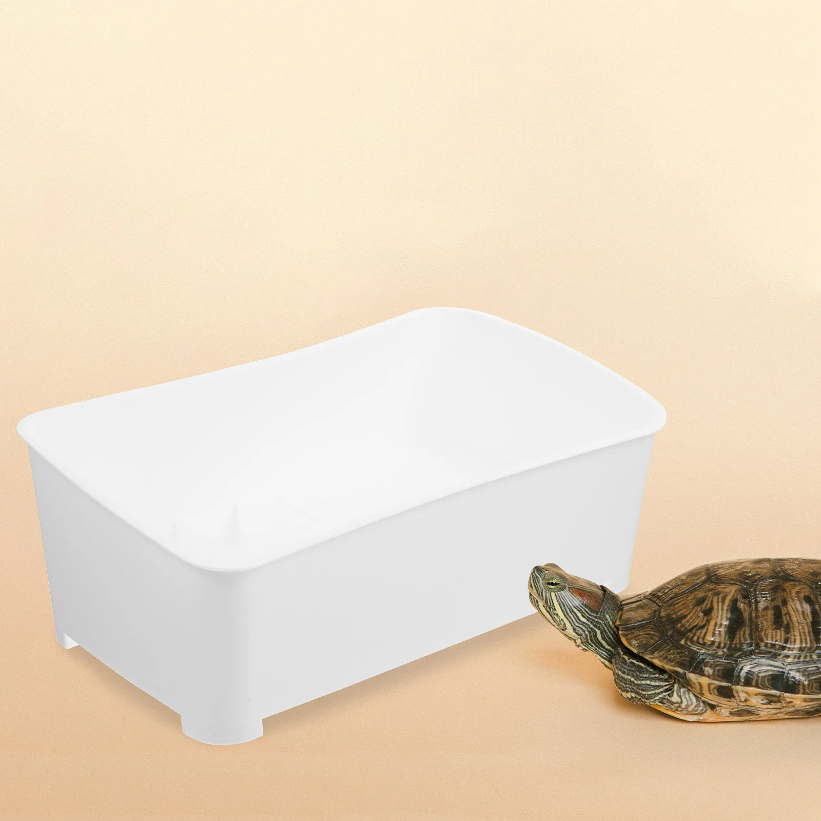 

Turtle Basking Platform Ramp Tortoise Habitat Tank Multi Use Durable Plastic Reptile Plants Tank