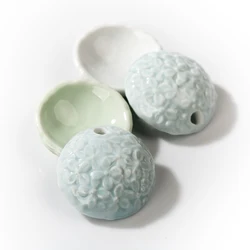 45mm big Handled Made Ceramic Pendant Irregular Beads Earrings Necklace Making DIY Materials  Dropshipping XN635