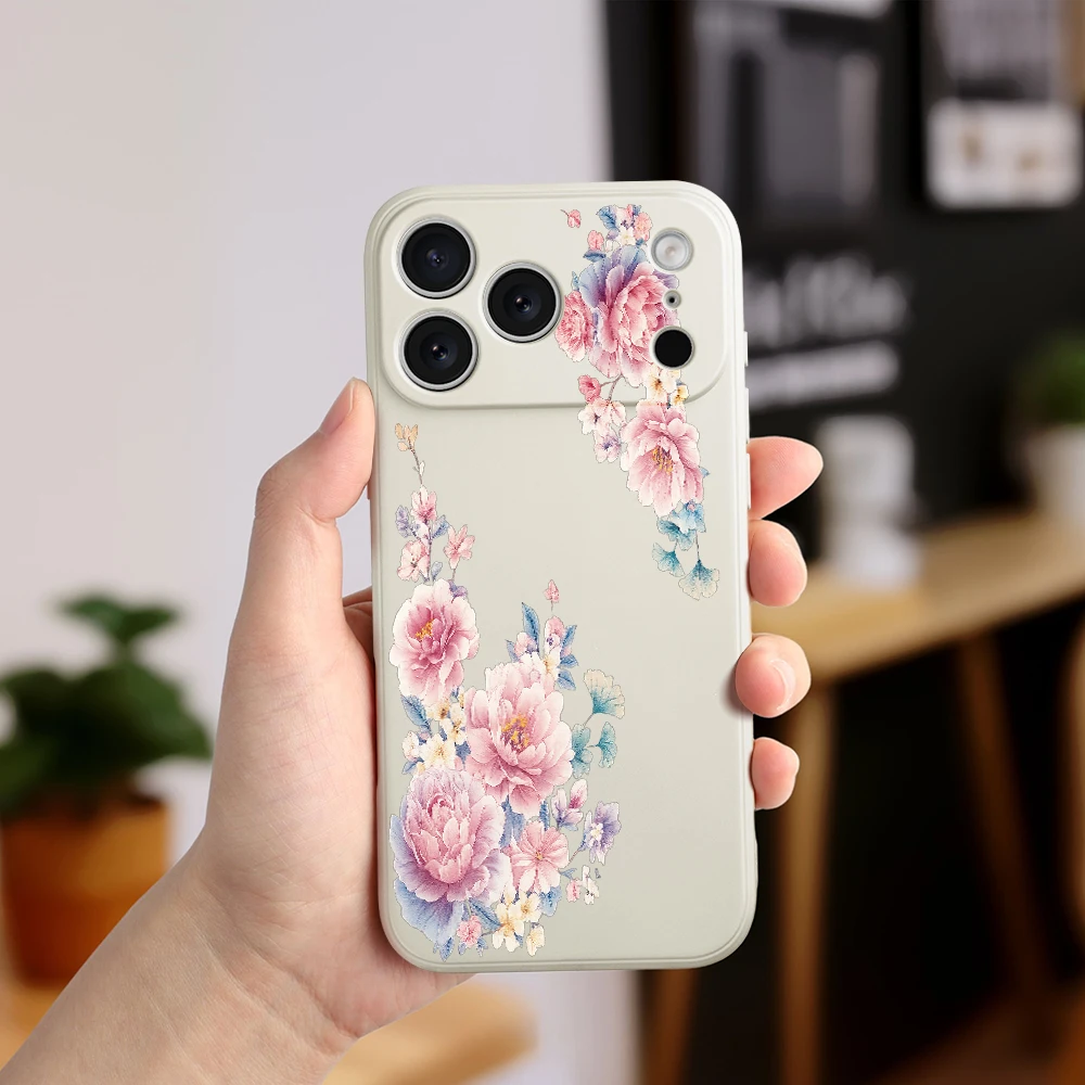 حافظة لهاتف آيفون 17 ProMax 17 Air 1615 14 13 12 11 Pro Max XS Max7 8 Plus 16e 16 Plus غطاء من البولي يوريثان الحراري