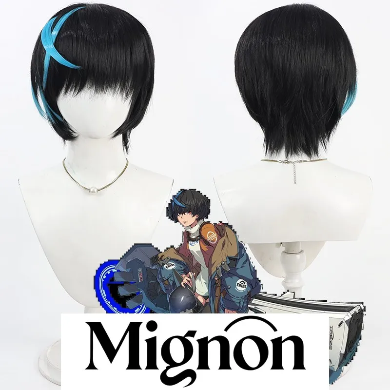 Guilty Gear Strive UNIKA cosplay wig black Halloween gift