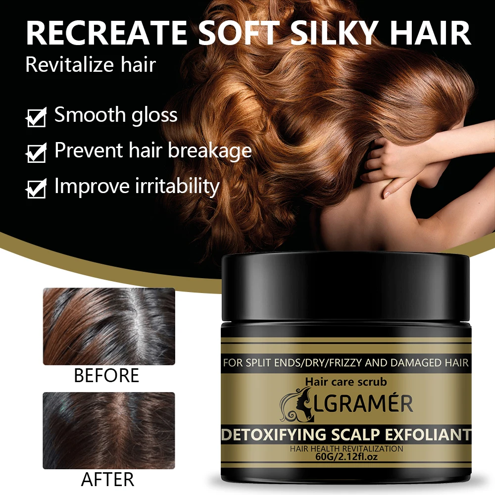 

Hair Care Scrub Quickly Penetrates Repairs Hair Core Enhances Hair Quality Solves Problems Such As Dandruff Scalp Itching Etc