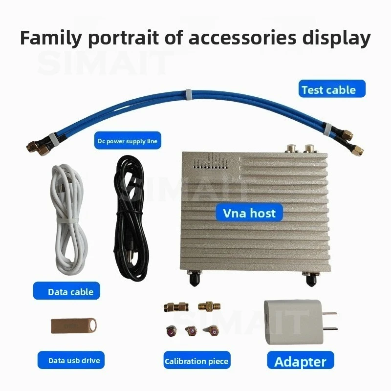 Dual‑Port Vector Network Analyzer VNA, Enhanced Heat Dissipation With Flange Connector
