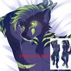 Dakimakura laying wolf furry Double sided pillowcase Equal body pillow sexy body pillow cover