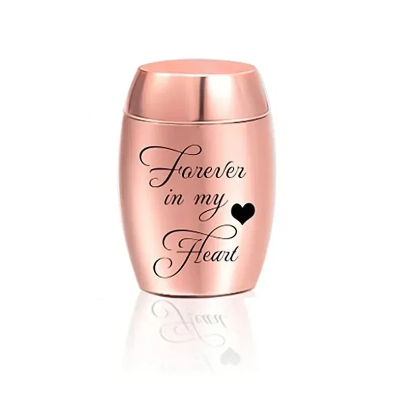 Colorful Mini Engraved Cremation Urns For Pet Human Ashes Casket Funeral Loss Of Love Stainless Steel Cremation Pet Ashes Box