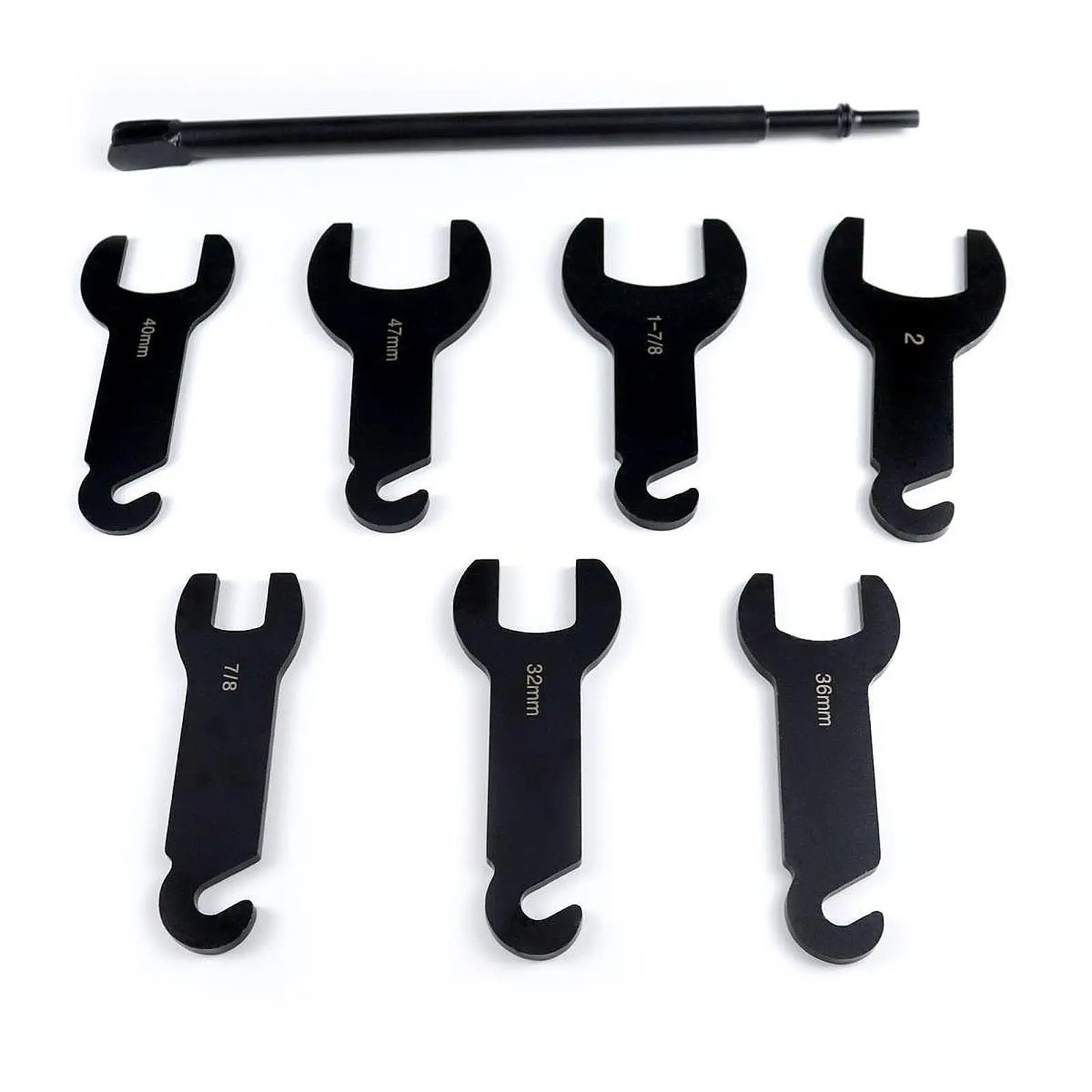 8 Pieces Auto Repair Spanner Kit Impact Drive Tools Stable Multipurpose Portable Pneumatic Fan Clutch Tool Set for Van