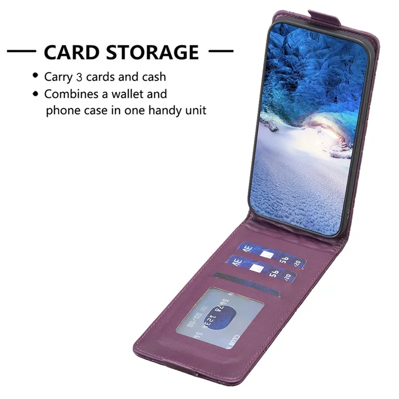 Leather Case For Samsung Galaxy A55 A35 A24 A53 A13 A23 A73 A15 A54 A33 5G A52 A52S A32 A22 A12 A72 A42 Vertical Flip Book Case