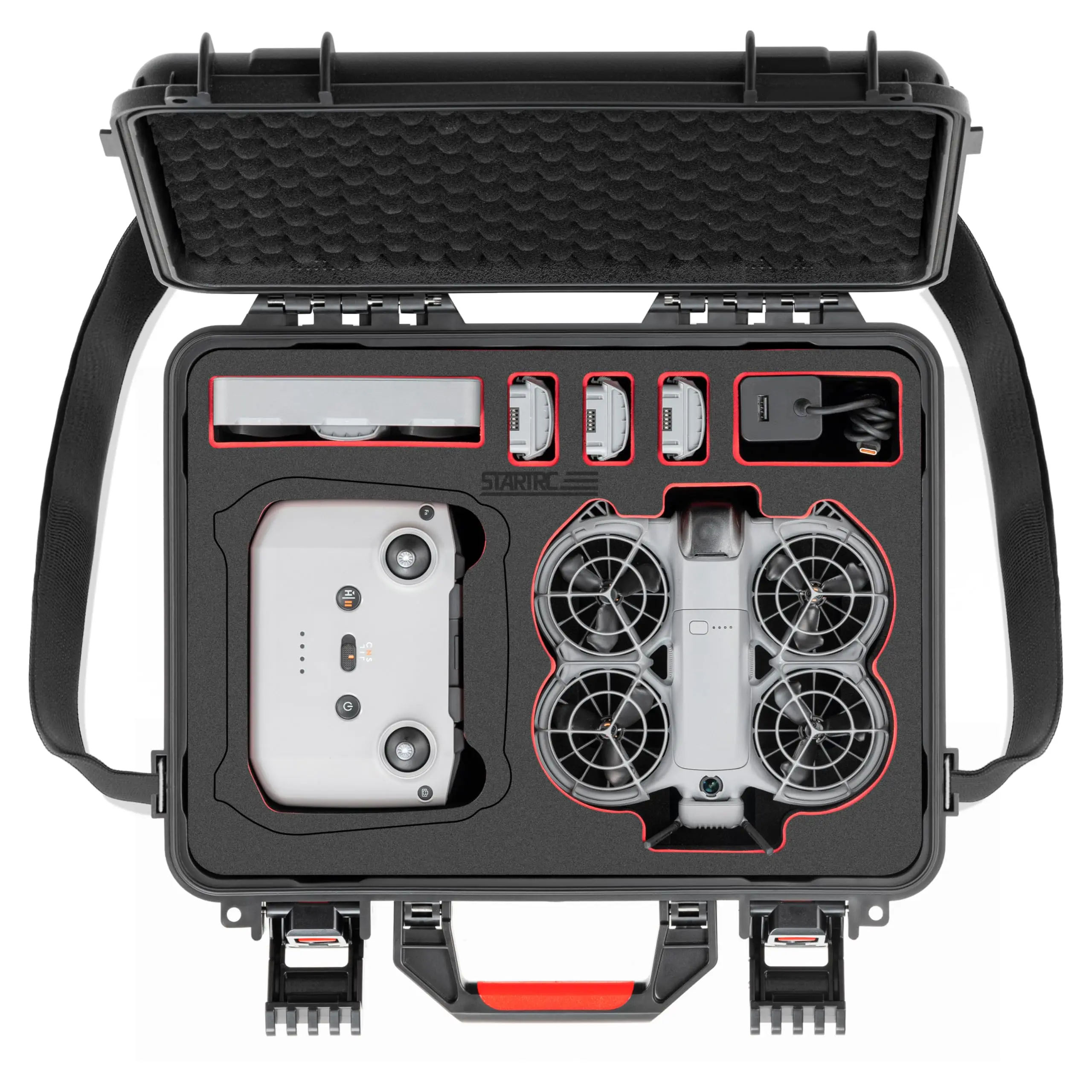 STARTRC Waterproof Hard Carrying Case for DJI Neo 2 Drone Accessories for RC-N/RC2 Controller