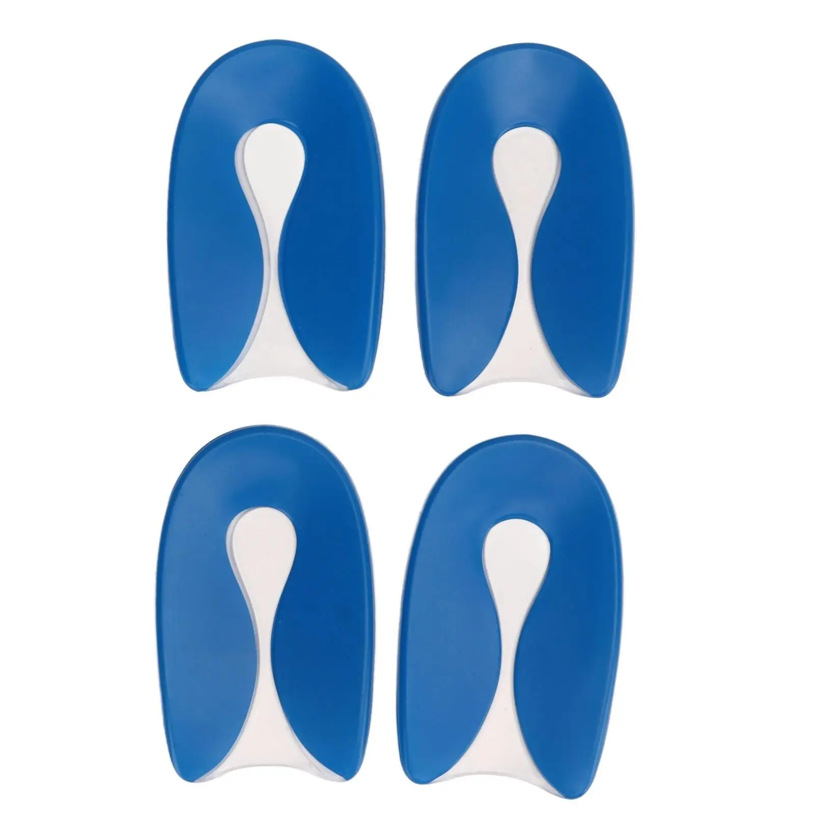 Self-Adhesive Gel Heel Pads - U-Shaped Comfort Cup (L Size) for Shock Absorption & Slip Prevention - 2 Pairs for running