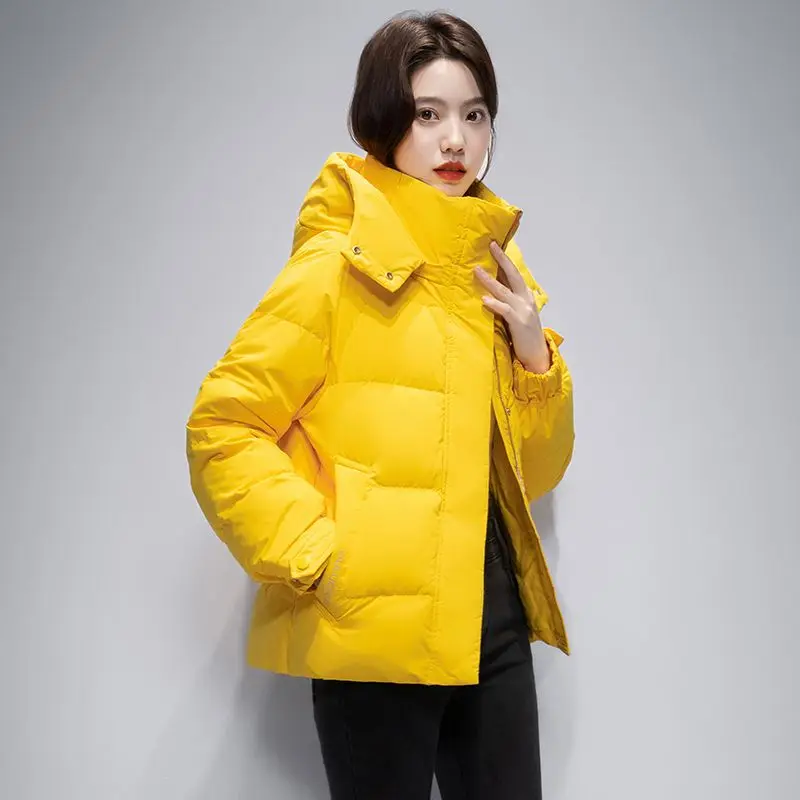 Women's Models Fairy Autumn Winter Cotton Coat Tops Jacket Sweet Hooded Thickened New Leisure Design Comfortable Versatile Trend