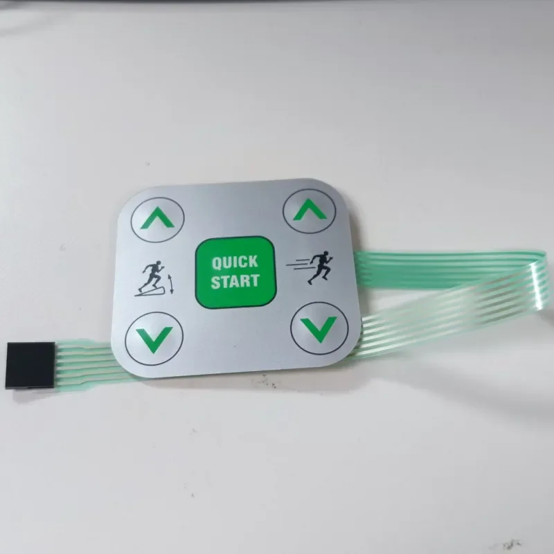 New Membrane Film for Precor C954i Treadmill 5-Key Key Panel Keypad