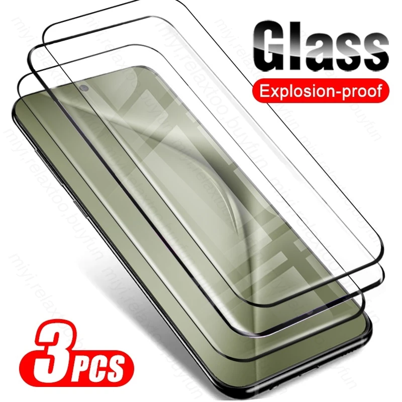 3PCS 100% Original HD Tempered Glass For Huawei Pura70 Pura 70 Ultra Pro Pro+ 70Pro P70 5G 9H Glass Curved Screen Protector Film