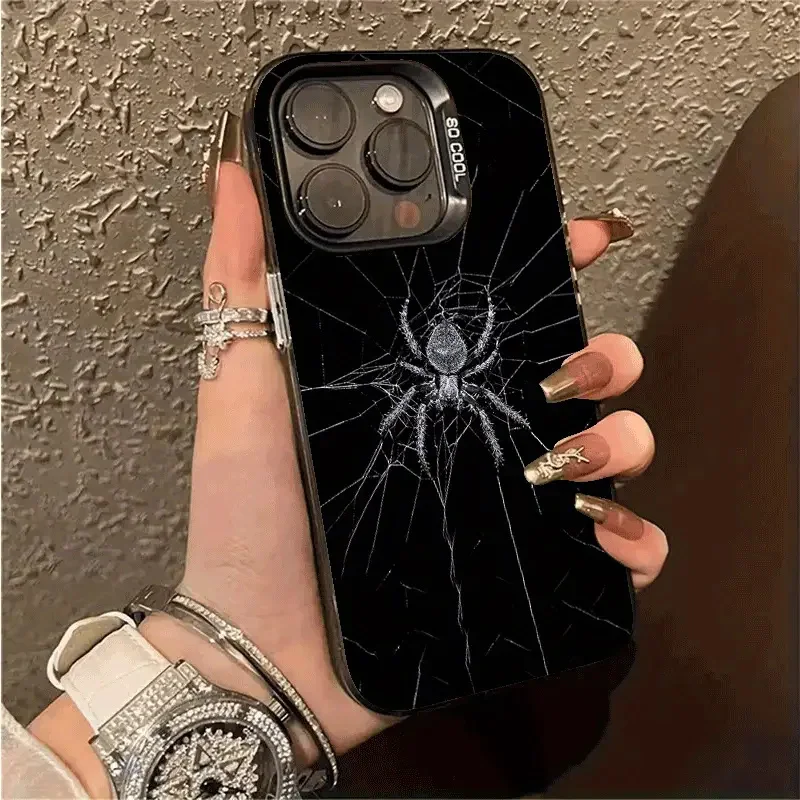 

Cool Spider Pattern Hard Case for Samsung Galaxy S21 S22 S23 S24 S25 Ultra Plus A55 A33 A34 A54 A53 A56 A16 Shockproof IMD Cover